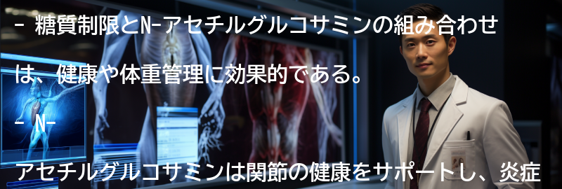 糖質制限とN-アセチルグルコサミンの組み合わせの効果の要点まとめ