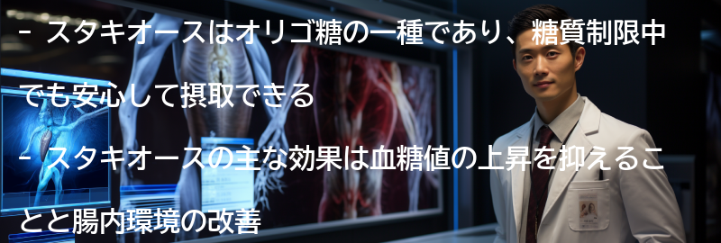 スタキオースとは?の要点まとめ