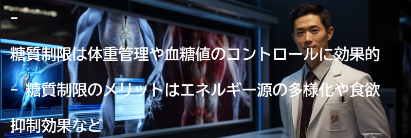 糖質制限の効果とメリットの要点まとめ