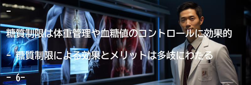 糖質制限の効果とメリットの要点まとめ