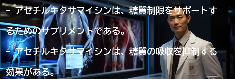 アセチルキタサマイシンとは？の要点まとめ