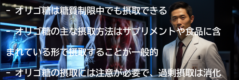 オリゴ糖の摂取方法と注意点の要点まとめ