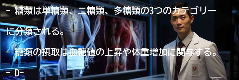 糖類の種類と影響の要点まとめ