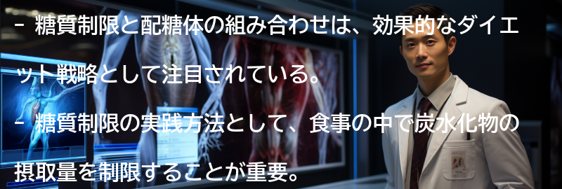 糖質制限と配糖体の実践方法と食事のアイデアの要点まとめ