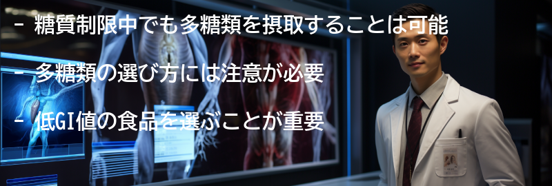糖質制限中の多糖類の選び方の要点まとめ