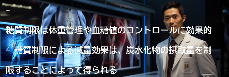 糖質制限の効果とメリットの要点まとめ