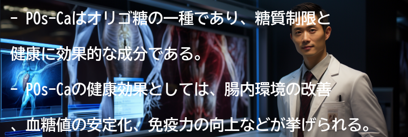 POs-Caの健康効果とは?の要点まとめ