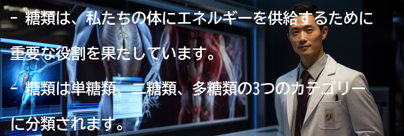 糖類とはどのようなものですか?の要点まとめ