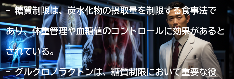 糖質制限とグルクロノラクトンの関係性の要点まとめ