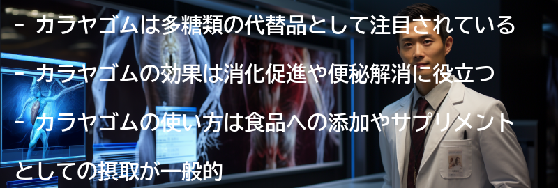 カラヤゴムの効果とはどのようなものかの要点まとめ