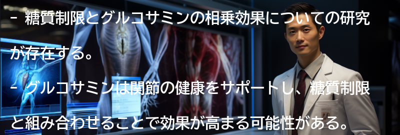 糖質制限とグルコサミンの相乗効果の要点まとめ