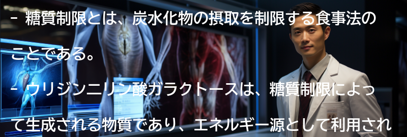 糖質制限とウリジン二リン酸ガラクトースの成功事例の要点まとめ