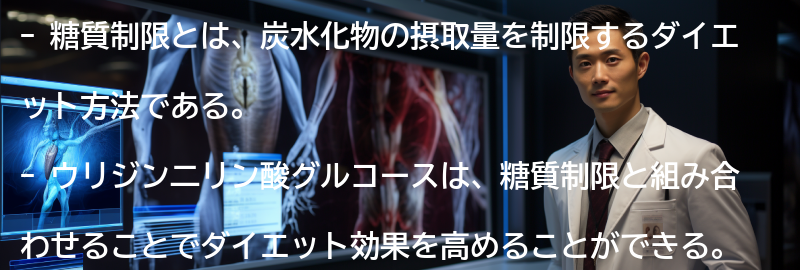 糖質制限とウリジン二リン酸グルコースの組み合わせによるダイエット効果の要点まとめ