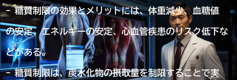 糖質制限の効果とメリットの要点まとめ