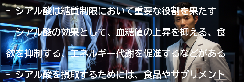 糖質制限のためのシアル酸の活用法の要点まとめ