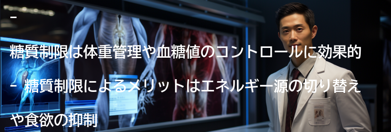 糖質制限の効果とメリットの要点まとめ