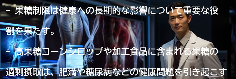 果糖制限と健康への長期的な影響の要点まとめ
