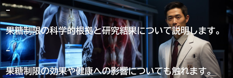 果糖制限の科学的根拠と研究結果の要点まとめ