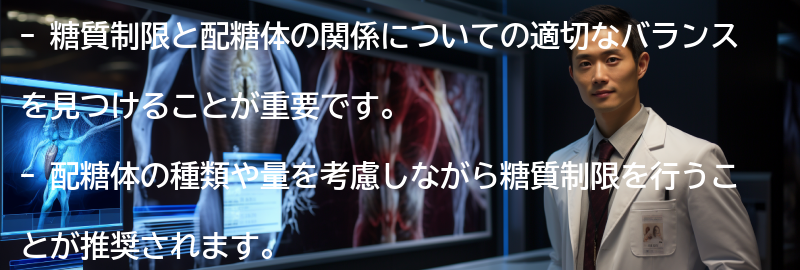 糖質制限と配糖体の適切なバランスの見つけ方の要点まとめ