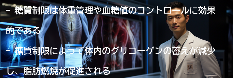 糖質制限の効果の要点まとめ