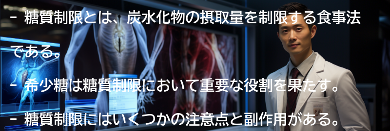 糖質制限と希少糖の注意点と副作用の要点まとめ