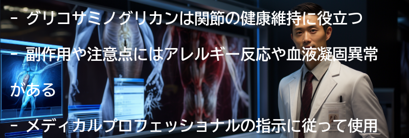 グリコサミノグリカンの副作用や注意点の要点まとめ