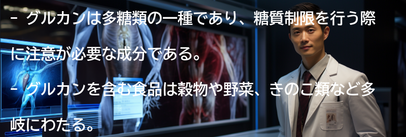 グルカンを含む食品の紹介の要点まとめ
