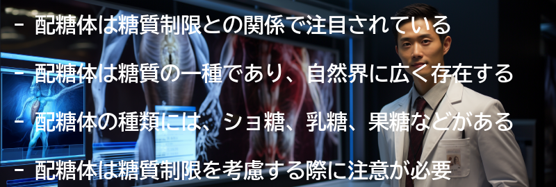 配糖体の種類と特徴の要点まとめ