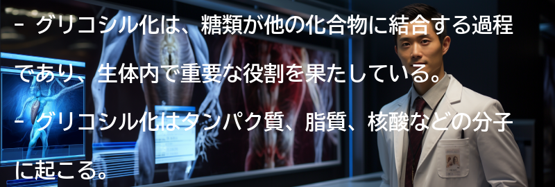 グリコシル化とは何ですかの要点まとめ