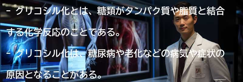 グリコシル化を抑える方法の要点まとめ