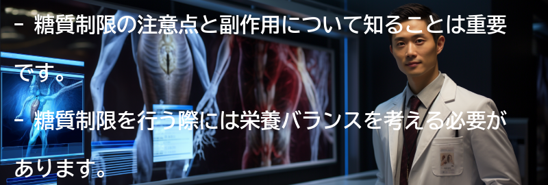 糖質制限の注意点と副作用の要点まとめ
