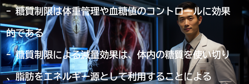 糖質制限の効果とメリットの要点まとめ