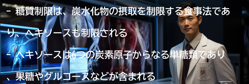 糖質制限とヘキソースの関係の要点まとめ