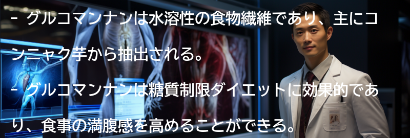 グルコマンナンとは？の要点まとめ