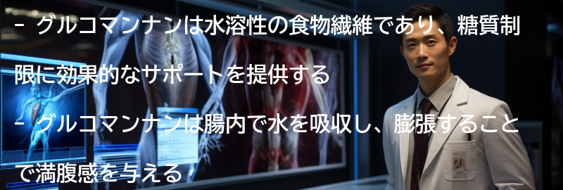 グルコマンナンの効果とは？の要点まとめ