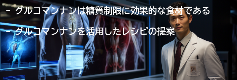 グルコマンナンを活用したレシピの提案の要点まとめ