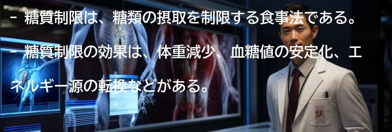 糖質制限の効果とは?の要点まとめ