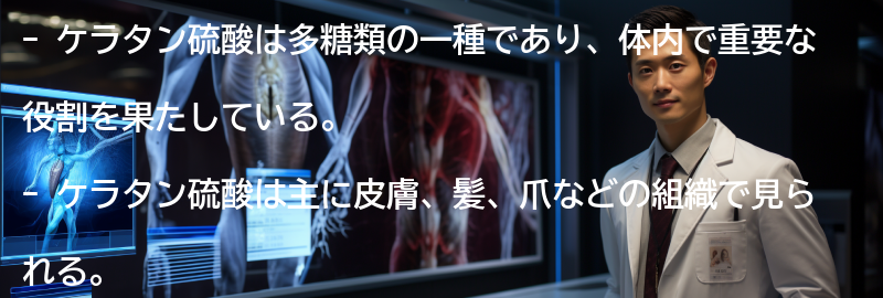 ケラタン硫酸の役割の要点まとめ