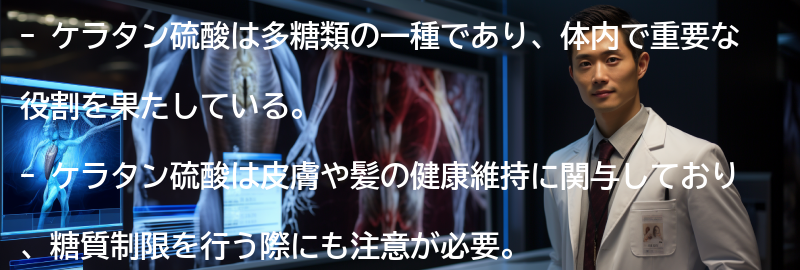 ケラタン硫酸を含む食品の紹介の要点まとめ