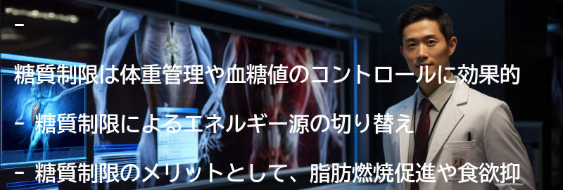 糖質制限の効果とメリットの要点まとめ