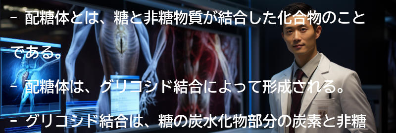 配糖体とグリコシド結合の関係の要点まとめ