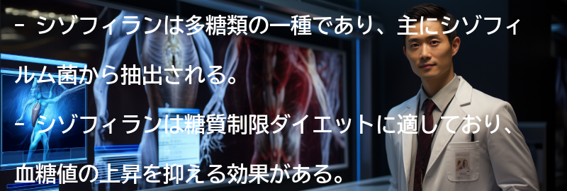 シゾフィランの効果とは?の要点まとめ