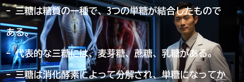 三糖とは何かの要点まとめ