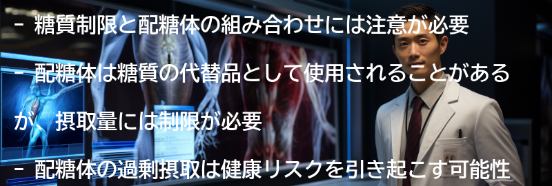 糖質制限と配糖体の組み合わせの注意点の要点まとめ