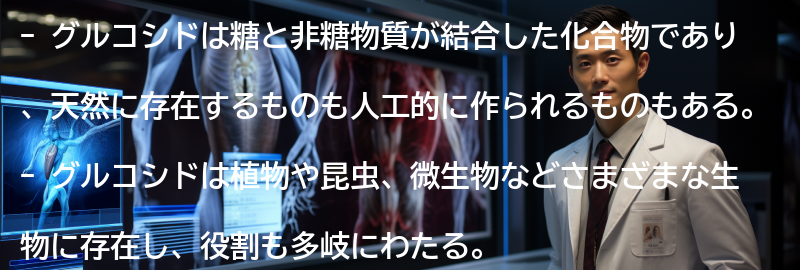 グルコシドとはどのようなものかの要点まとめ