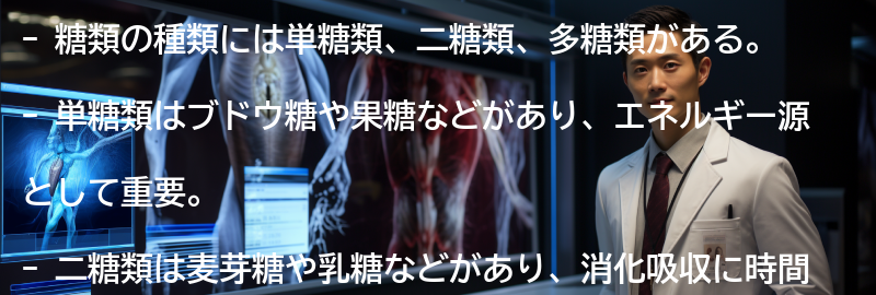 糖類の種類とその影響の要点まとめ