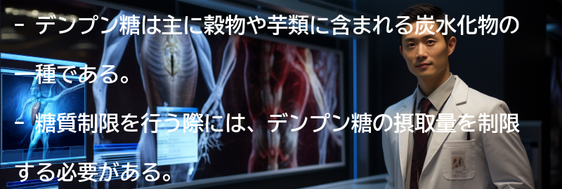 デンプン糖の摂取量と糖質制限の関係の要点まとめ