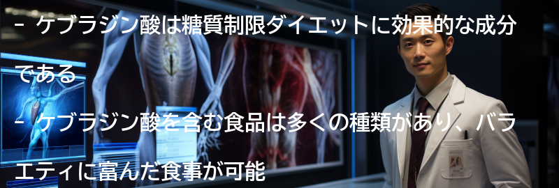 ケブラジン酸を含む食品の紹介の要点まとめ