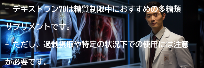 デキストラン70の注意点の要点まとめ