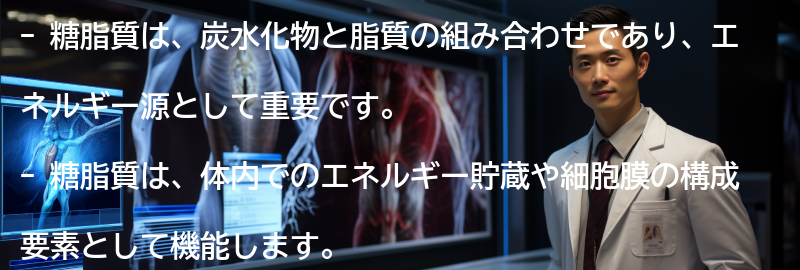 糖脂質とはの要点まとめ